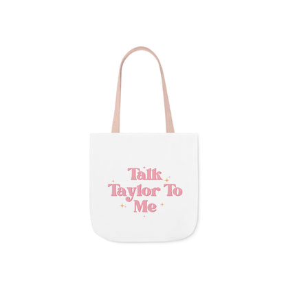 Talk Taylor To Me Canvas Tote Bag