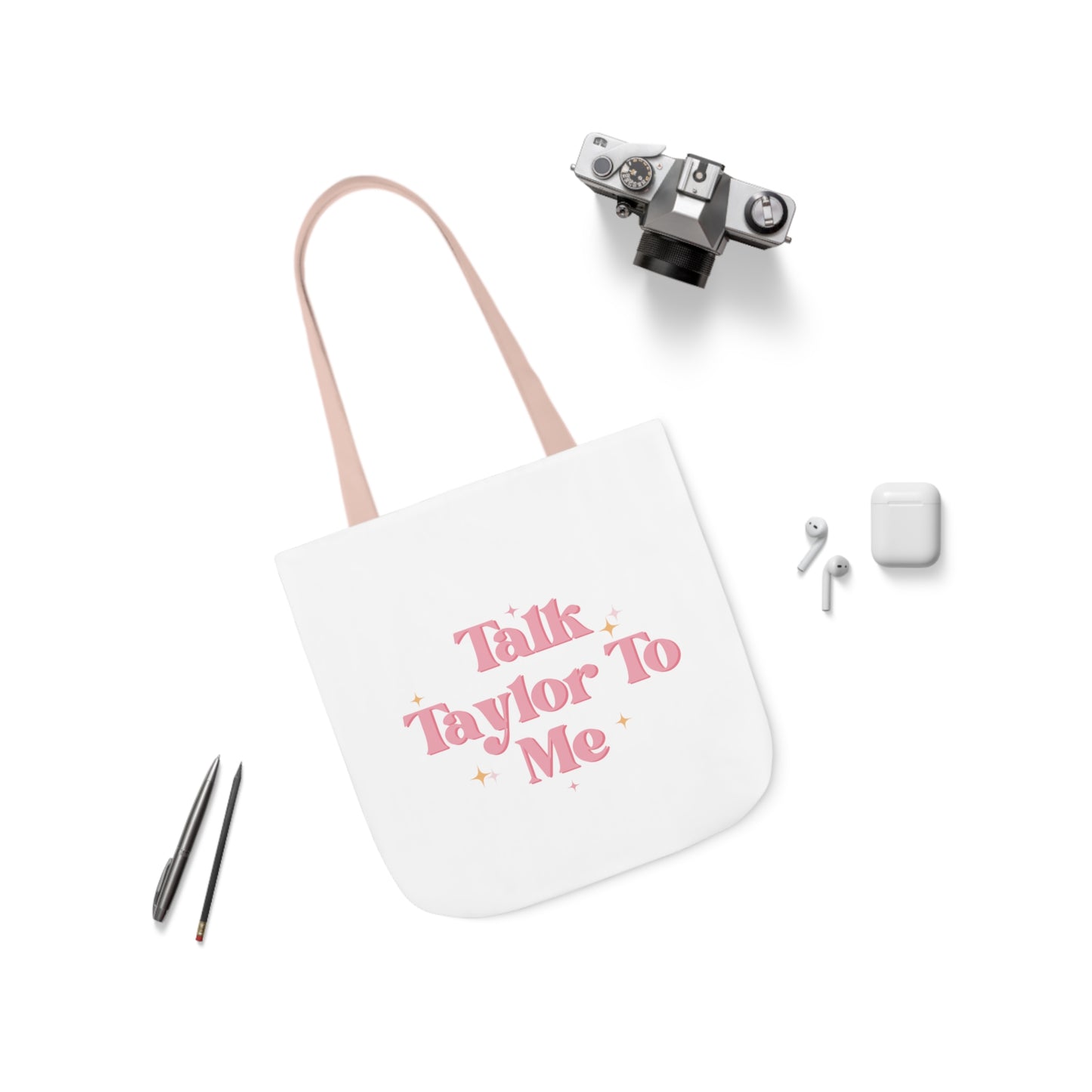 Talk Taylor To Me Canvas Tote Bag