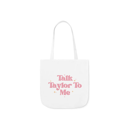 Talk Taylor To Me Canvas Tote Bag