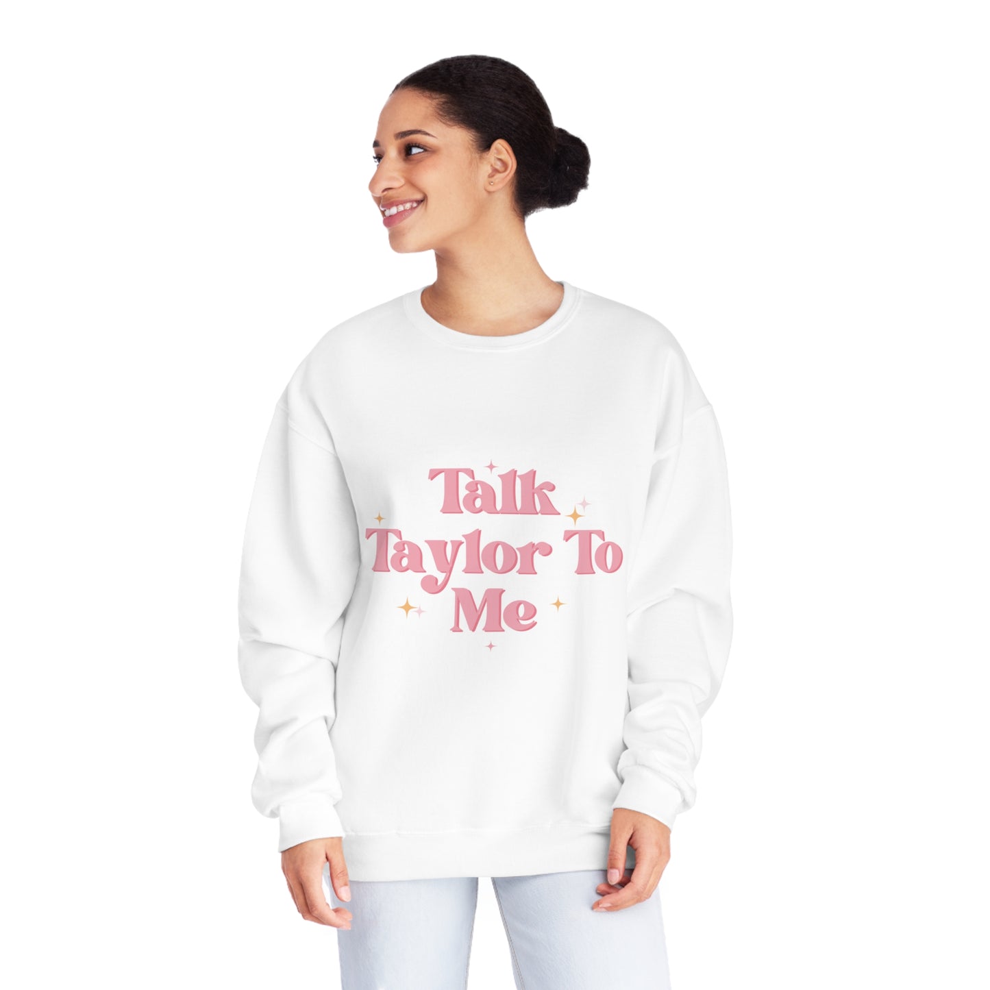 Talk Taylor To Me Unisex NuBlend® Crewneck Sweatshirt