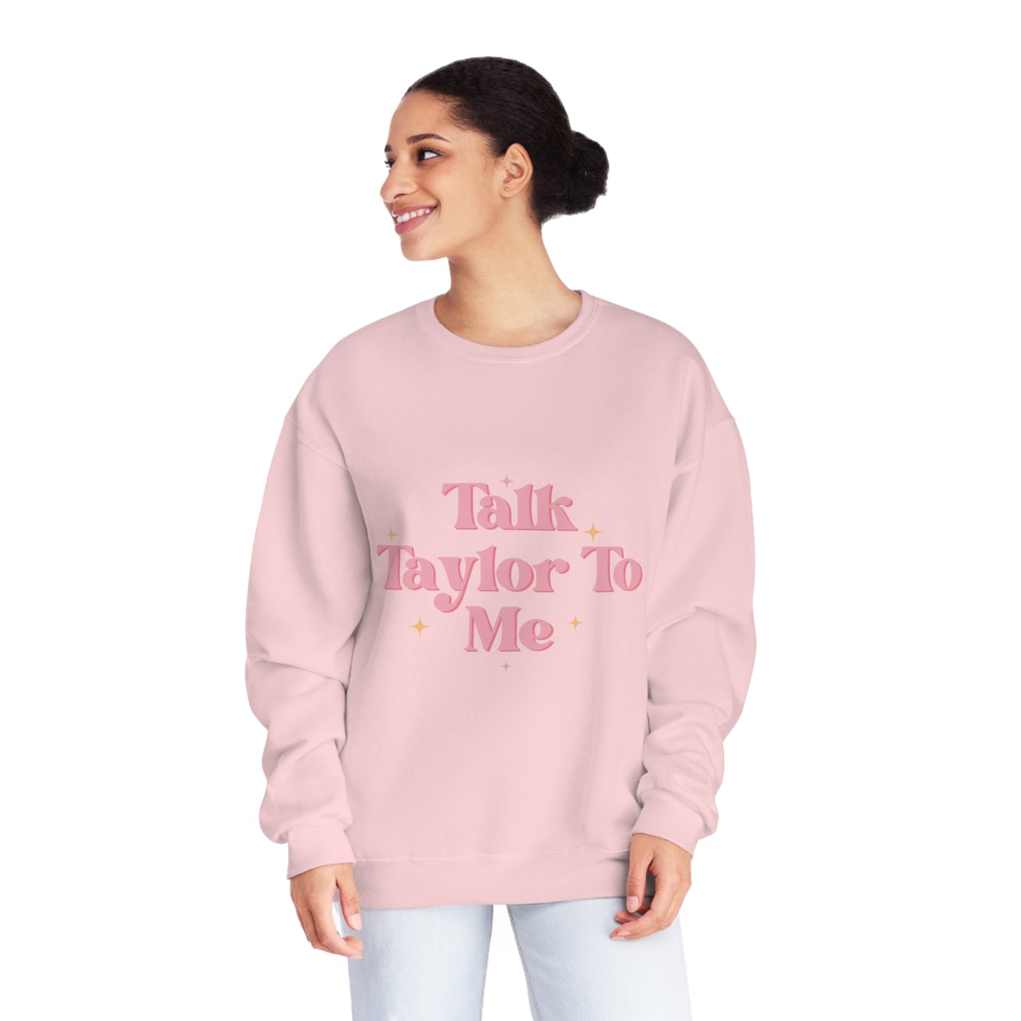 Talk Taylor To Me Unisex NuBlend® Crewneck Sweatshirt